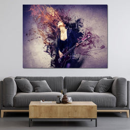 Guitar Splash - NicheCanvas