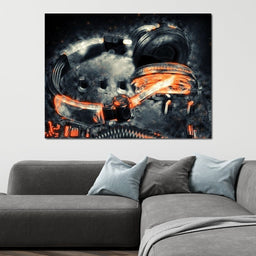 Neon Beats - Johanjjf - NicheCanvas