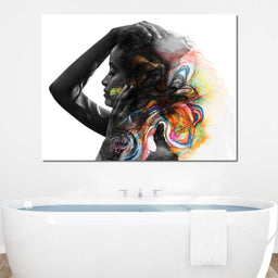 Colorful Hair - NicheCanvas