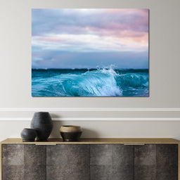 Blue Waves - Lucas Moore - NicheCanvas