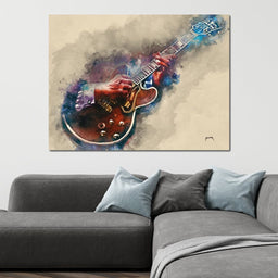 BB King's Guitar - Abraham Szomor - NicheCanvas