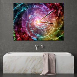 Spacetime Clock - NicheCanvas