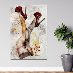 Heels and Pearls - Vizahn Burger - NicheCanvas