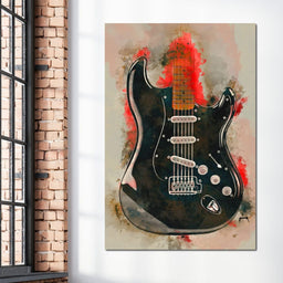 David Gilmour's Guitar - Abraham Szomor - NicheCanvas