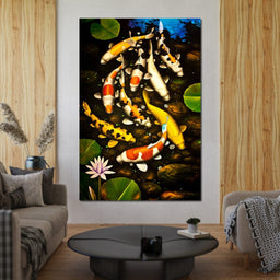 Koi Fishes - NicheCanvas
