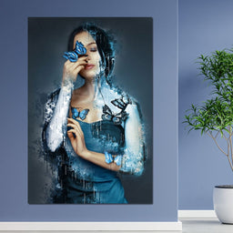 Butterfly Angel - Johanjjf - NicheCanvas