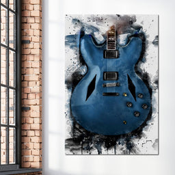 Dave Grohl's Electric Guitar - Abraham Szomor - NicheCanvas