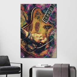Johnny Depp's Guitar - Abraham Szomor - NicheCanvas