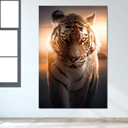 Tiger Orange Eyes - Zenzdesign - NicheCanvas