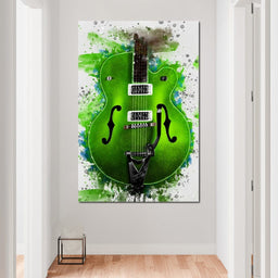 Brian Setzer's Guitar - Abraham Szomor - NicheCanvas