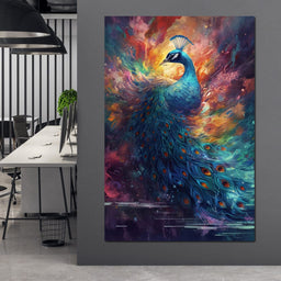 Sacred Peacock - NicheCanvas