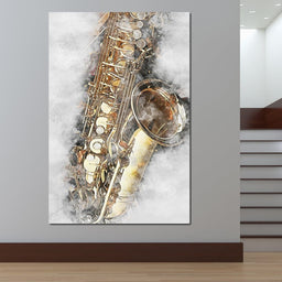 Saxophone - Mateo - NicheCanvas