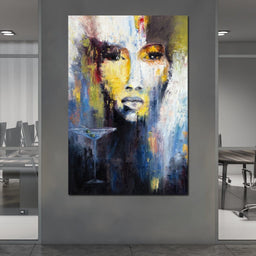 Martini Portrait - NicheCanvas