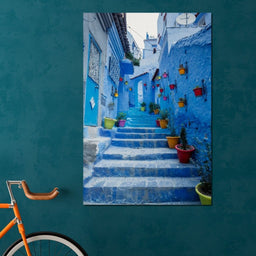 Chefchaouen - Blue village in Morocco - NicheCanvas