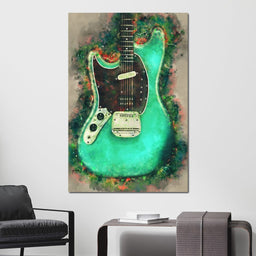 Kurt Cobain's Guitar - Abraham Szomor - NicheCanvas