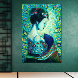 Silk Peafowl - Chiara Magni - NicheCanvas