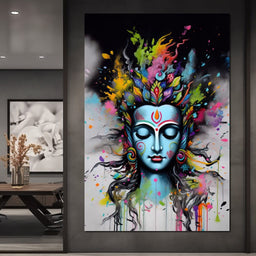 Heavenly Shiva - NicheCanvas