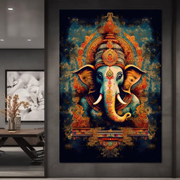 Tranquil Ganesha - NicheCanvas