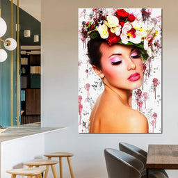 Flower Devine MixArt - Johanjjf - NicheCanvas