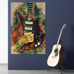 Brian May's Guitar - Abraham Szomor - NicheCanvas
