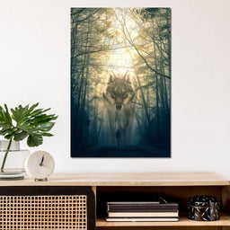 Wolf Walking - Alex Graphex - NicheCanvas