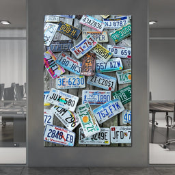 License Plates - NicheCanvas