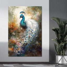Peacock Serenity - NicheCanvas