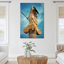 Athena Statue in Athens - NicheCanvas