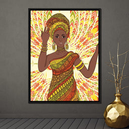 Beautiful Dancing Woman - NicheCanvas