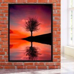 Red Sunset - NicheCanvas