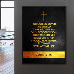 John 3:16 - ABConcepts - NicheCanvas