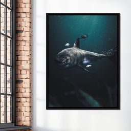 Megalodon - Zenzdesign - NicheCanvas