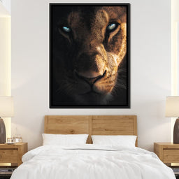 Lioness Eyes - Zenzdesign - NicheCanvas
