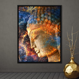 Buddha's Profile - NicheCanvas