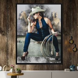 Sexy CowGirl - Johanjjf - NicheCanvas