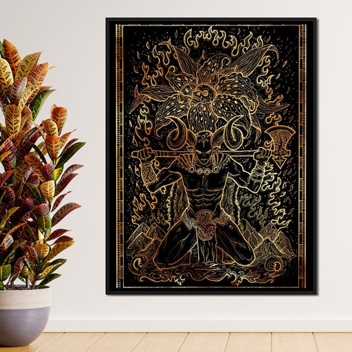 Zodiac sign Aries Canvas Print