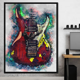 Joe Satriani's Guitar - Abraham Szomor - NicheCanvas