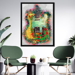 Jimmy Page's Guitar - Abraham Szomor - NicheCanvas