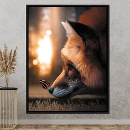 Fox Butterfly - Zenzdesign - NicheCanvas