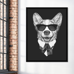 Dressed Up Corgi - NicheCanvas