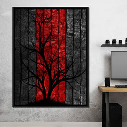 Silhouette Tree - Johanjjf - NicheCanvas