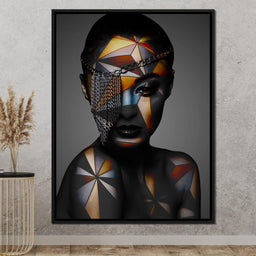 Geometric Face Paint - Johanjjf - NicheCanvas