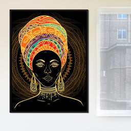 Colorful Turban - NicheCanvas