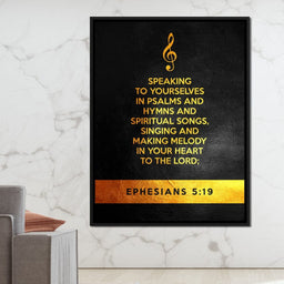 Ephesians 5:19 - ABConcepts - NicheCanvas