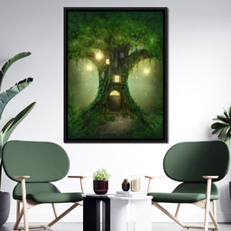 Magical Tree House - NicheCanvas