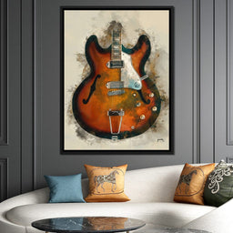 John Lennon's Guitar - Abraham Szomor - NicheCanvas