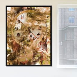 Psychedelic Clock - NicheCanvas