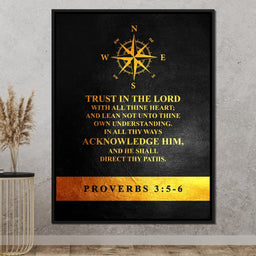 Proverbs 3:5-6 - ABConcepts - NicheCanvas