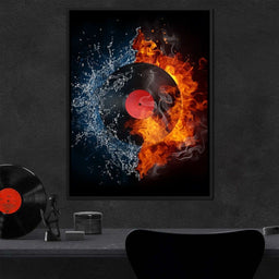 Record in Fire and Water - NicheCanvas