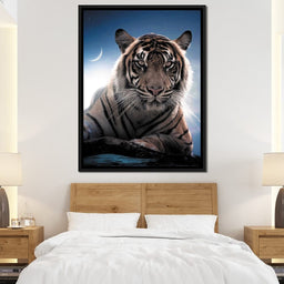 Tiger Moon - Zenzdesign - NicheCanvas